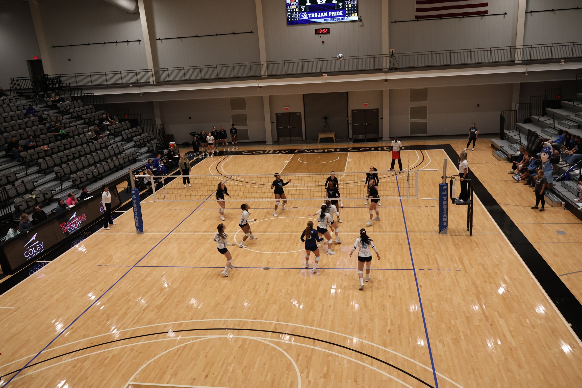 Colby Event Center. Home of Trojan basketball, wrestling, and volleyball.